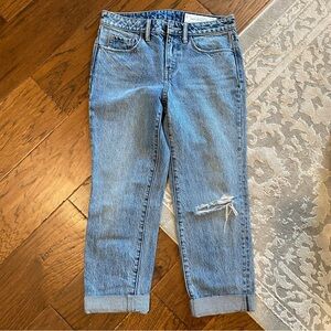 Treasure & bond grant boyfriend mid-rise ankle jeans size 26